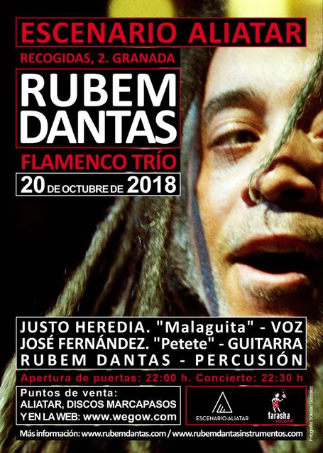 Cartel concierto de Rubem Dantas