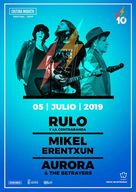 Viernes 5 de julio de 2019. En la 10a Edición del Festival Cultura Inquieta. En Getafe, Madrid.