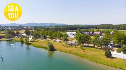 Foto des Festival Geländes des Sea You Festival
