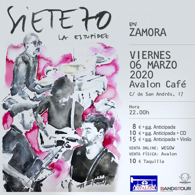 Siete70 en concierto