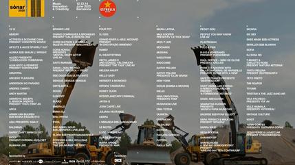Sonar Barcelona 2025 line up cartel