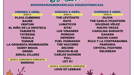 Cartel de Festival Sonorama Ribera En Casa