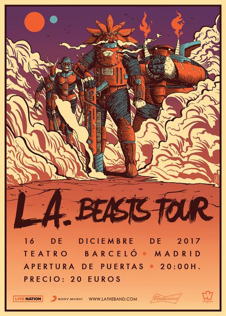 L.A. madrid beasts tour teatro barceló