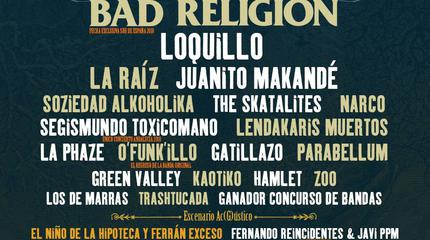 Cartel primeras confirmaciones The Juerga's Rock Fest