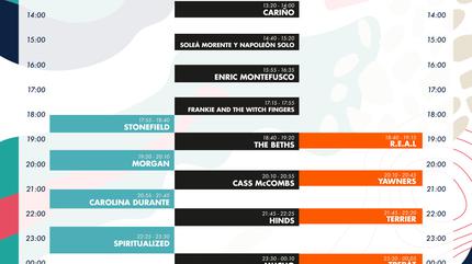 Horarios sábado 25 - Tomavistas 2019