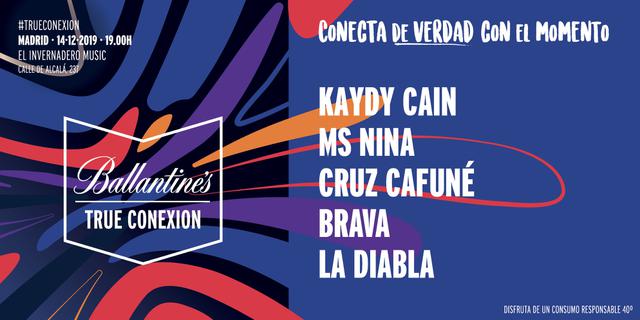 Cartel de True Conexion Madrid