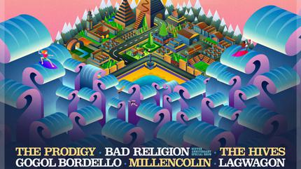 Cartel del Tsunami Xixón