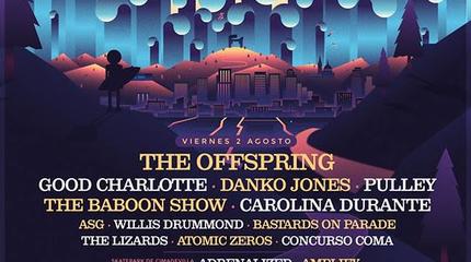 Cartel por días Tsunami Xixón 2019