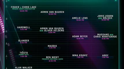 Ultra Music Set Times 2024