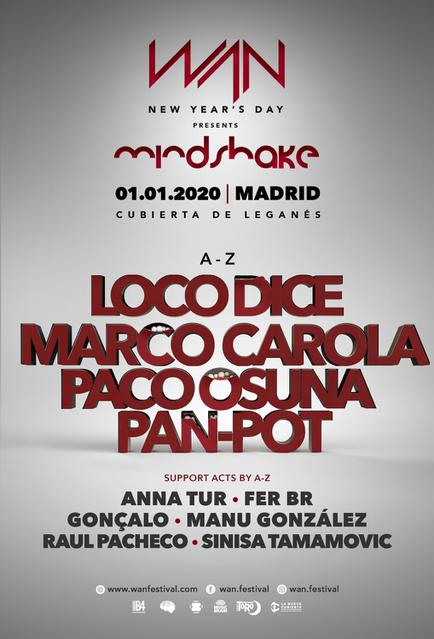 Cartel de WAN New Year's Day 2019