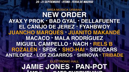 Confirmaciones cartel Weekend City Madrid 2019