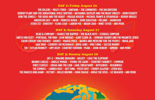 Foto del cartel de Woodstock 50