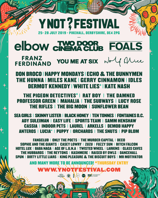 2019 Line up