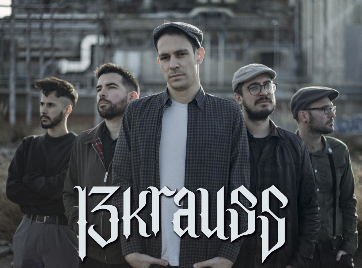 Fotografía promocional de 13KRAUSS, X aniversario, en Las Armas, Zaragoza