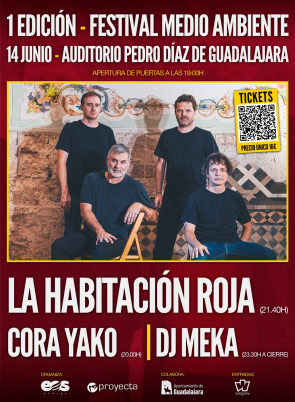 Fotografía promocional de 1ª Edición Festival Medio Ambiente | La Habitación Roja + Cora Yako