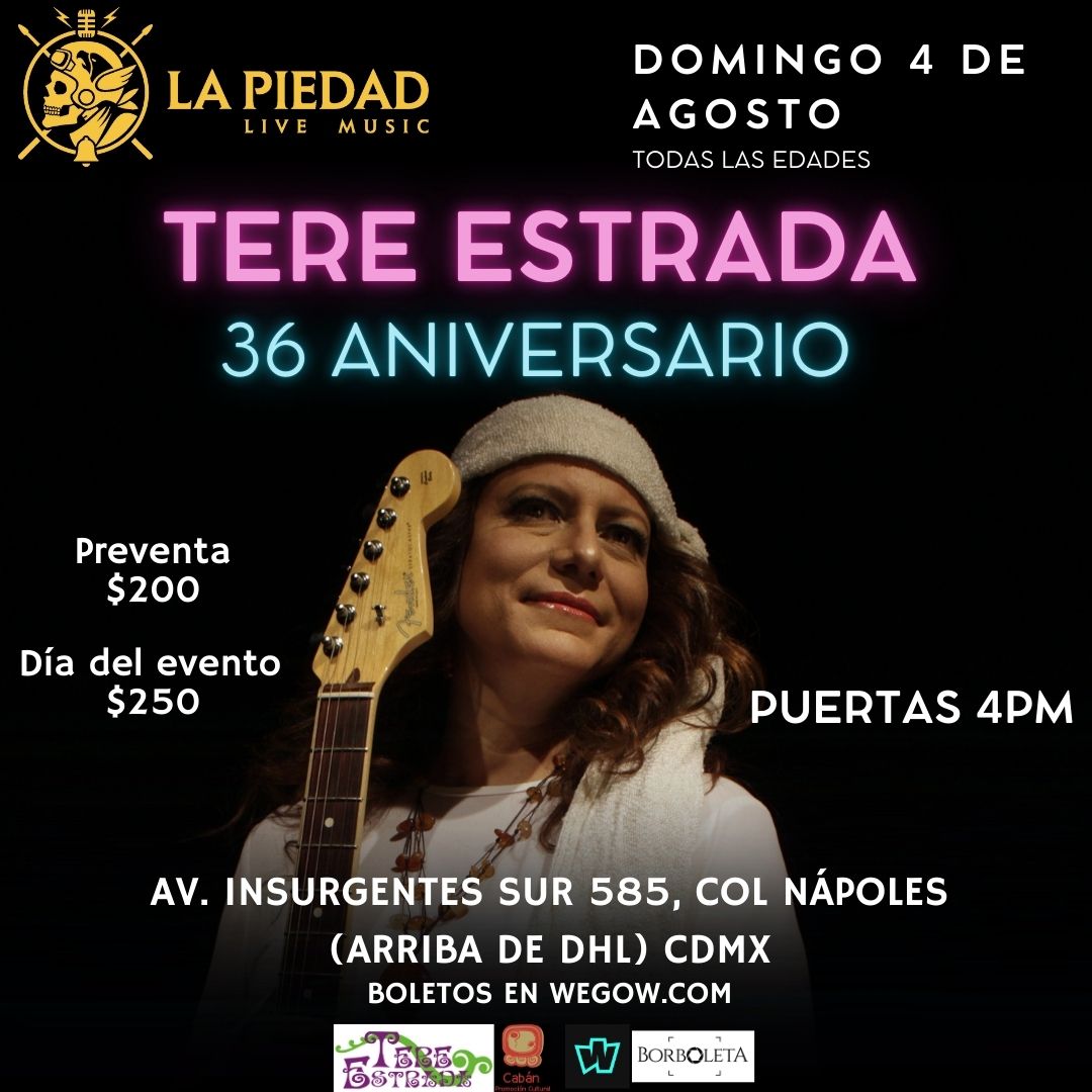 Fotografía promocional de 36 Aniversario de Tere Estrada