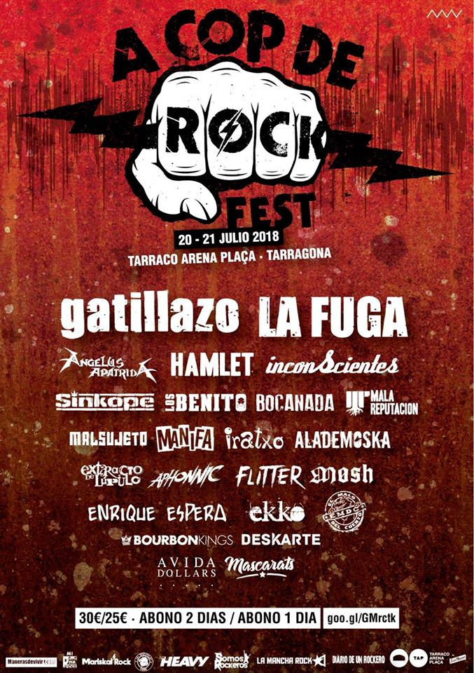 Fotografía promocional de A Cop de Rock Fest