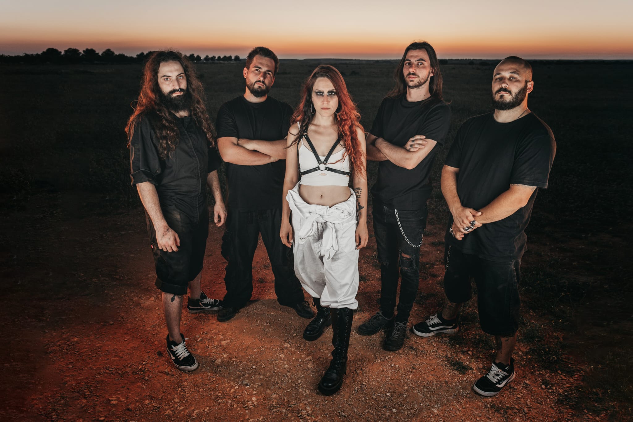 Fotografía promocional de A Dark Reborn en Oviedo