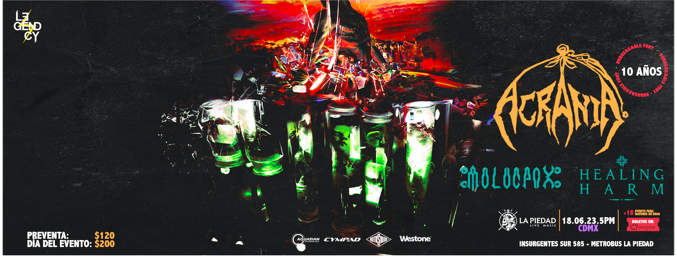 Fotografía promocional de Acrania 10 Años