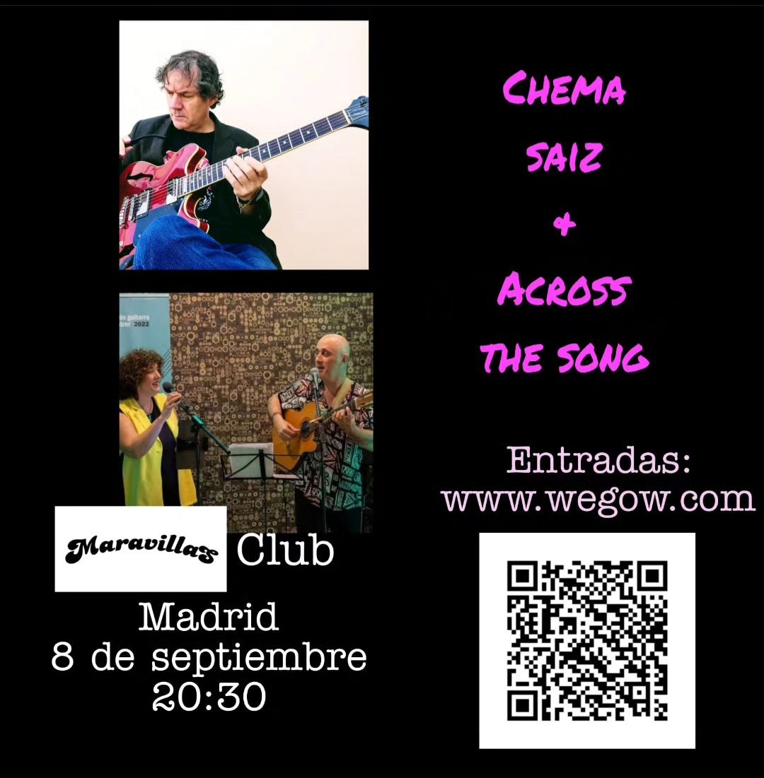 Fotografía promocional de Across the Song + Chema Saiz en Maravillas Club