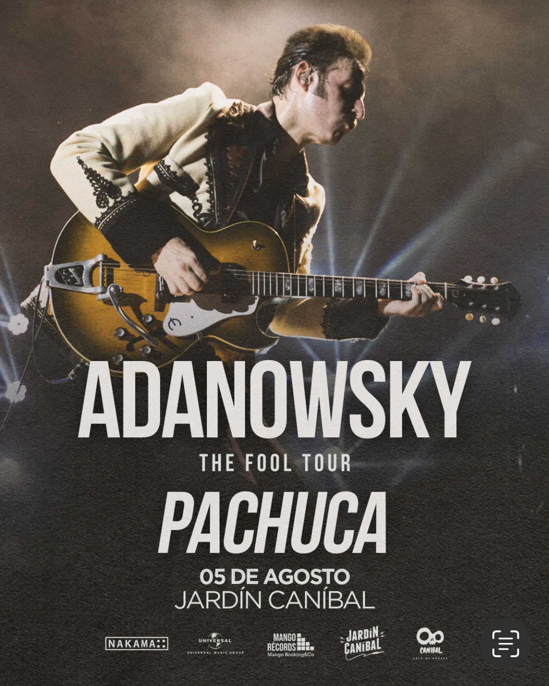 Fotografía promocional de Adán Jodorowsky en Pachuca 2023