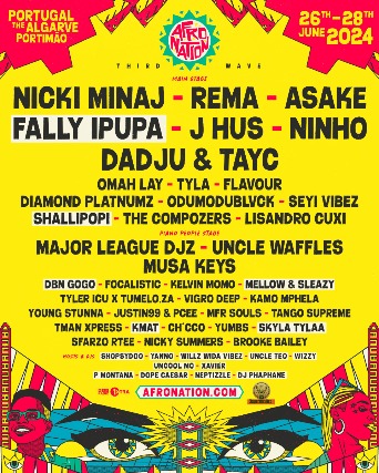 Promofoto von Afro Nation Portugal 2024.