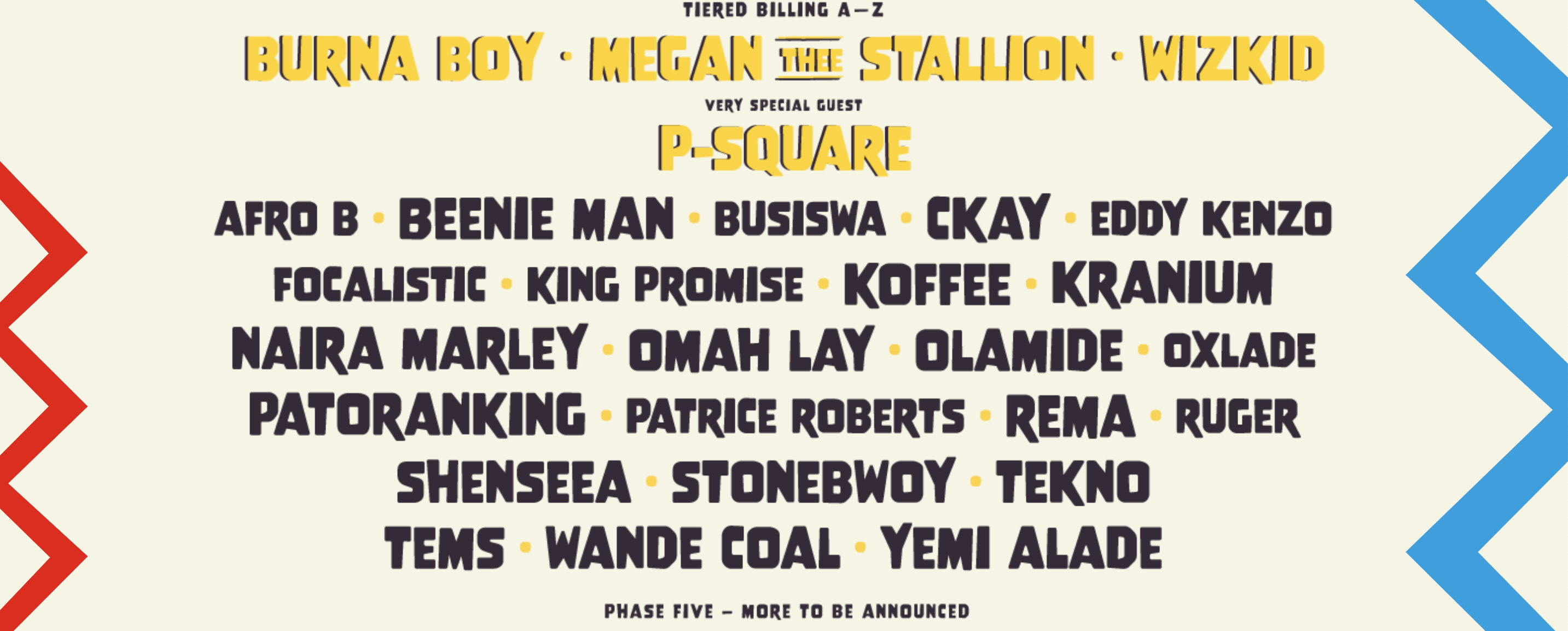 Photographie promotionnelle de Afro Nation Puerto Rico 2022.