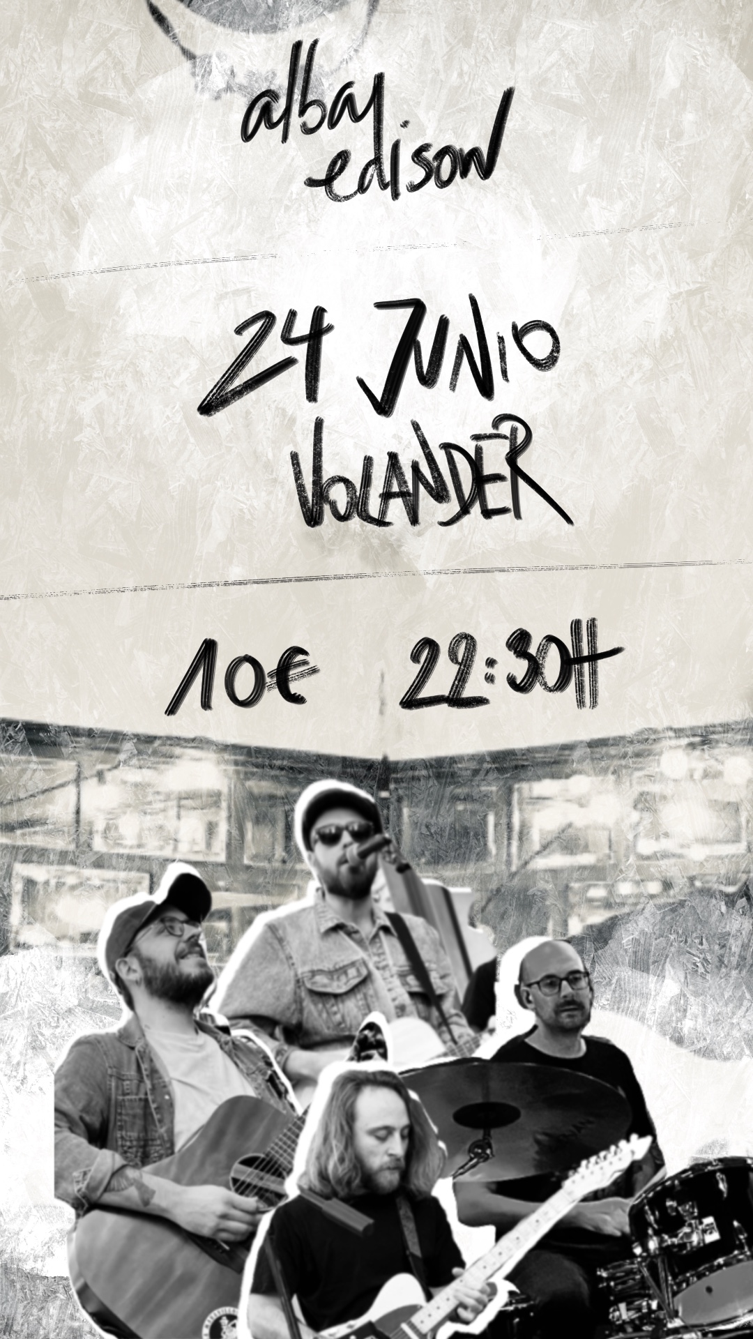 Fotografía promocional de Alba Edison - El Volander