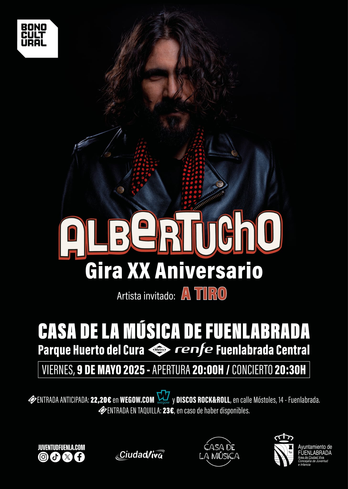 Fotografía promocional de Albertucho en Fuenlabrada