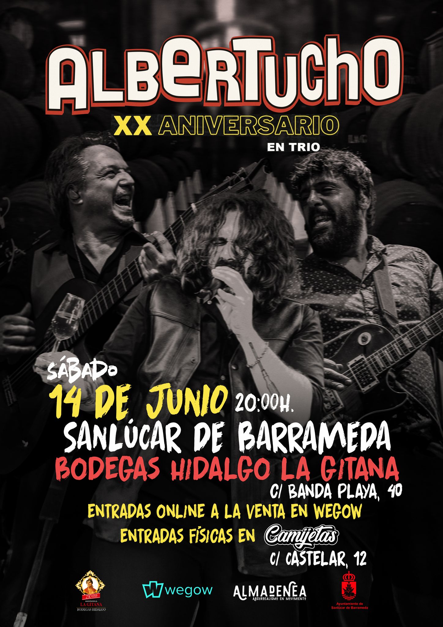 Fotografía promocional de Albertucho en Sanlucar de Barrameda