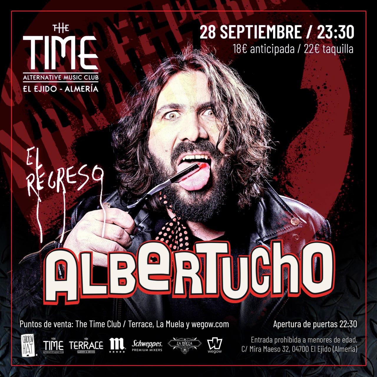 Fotografía promocional de ALBERTUCHO EN THE TIME CLUB