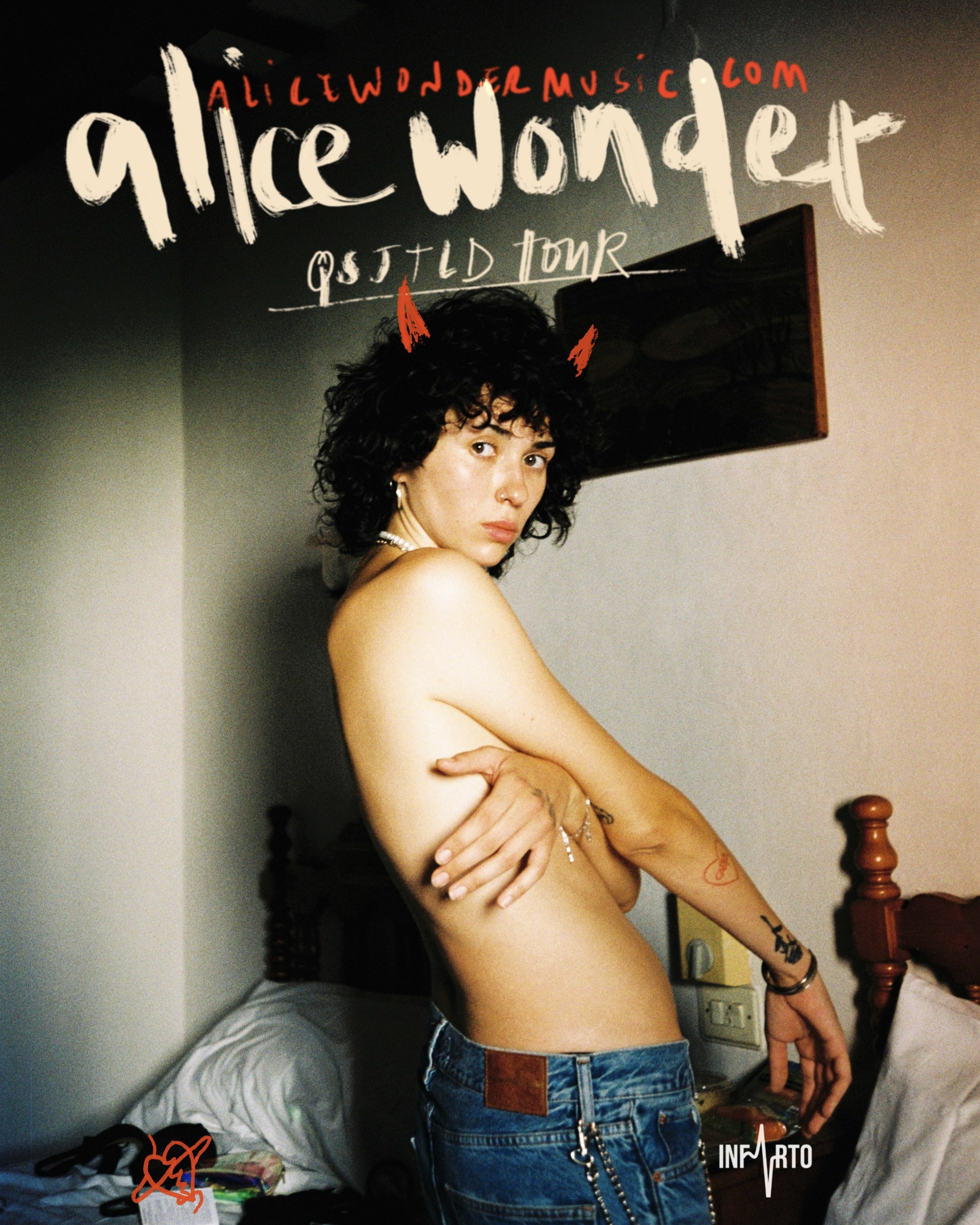 Fotografía promocional de Alice Wonder en Barcelona, sala Apolo