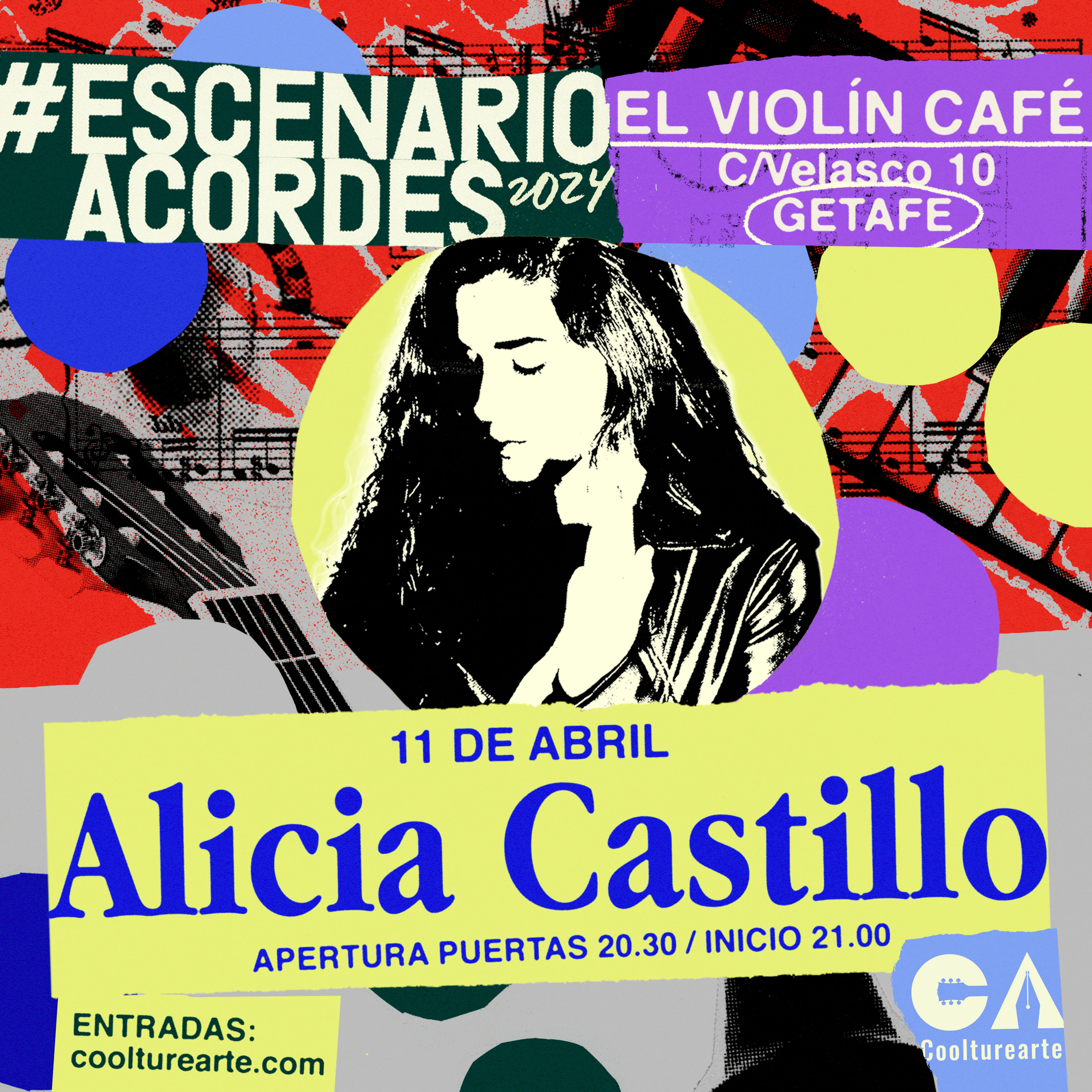 Promofoto von Alicia Castillo en Getafe.