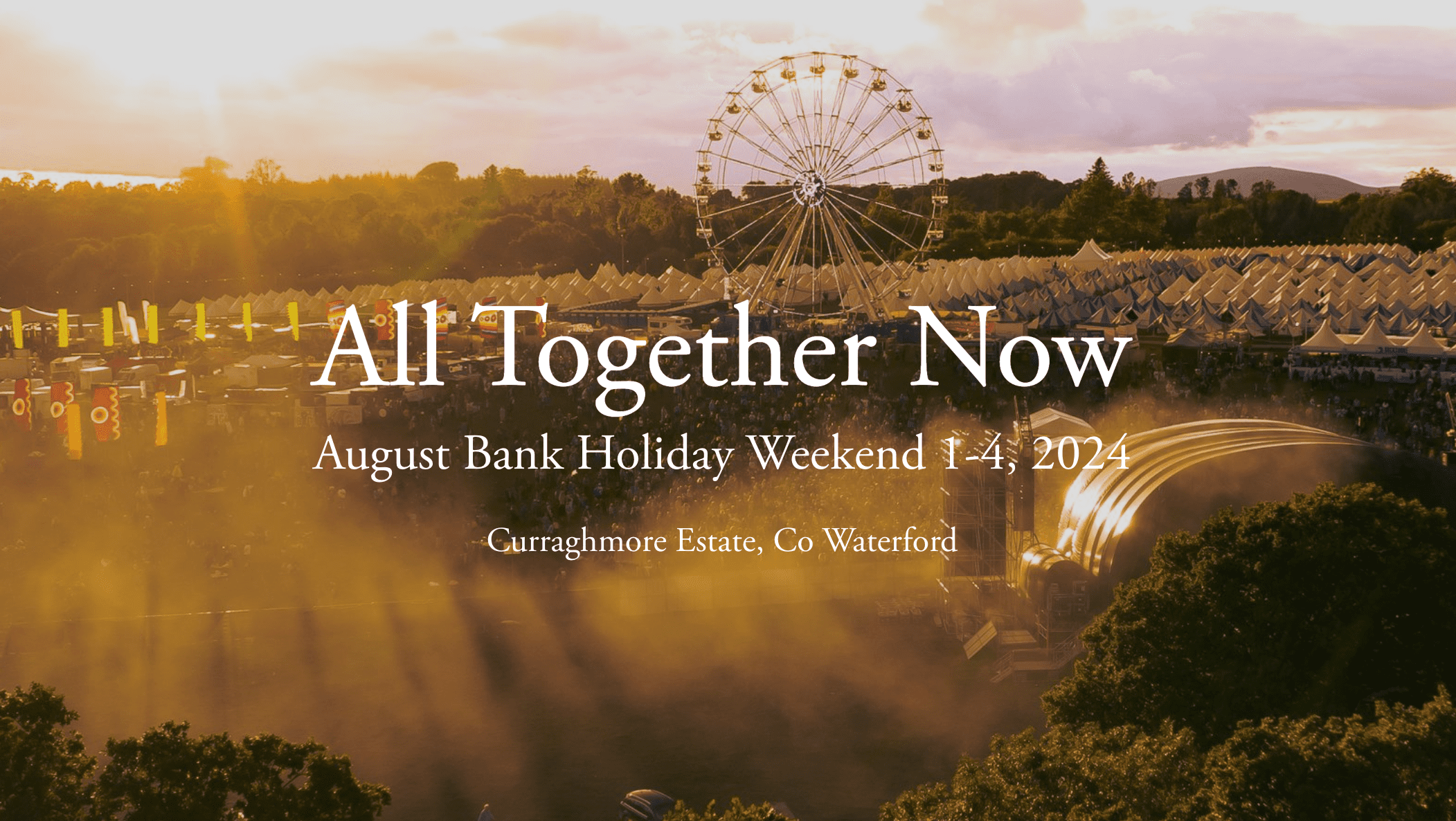 Fotografía promocional de All Together Now Festival 2024