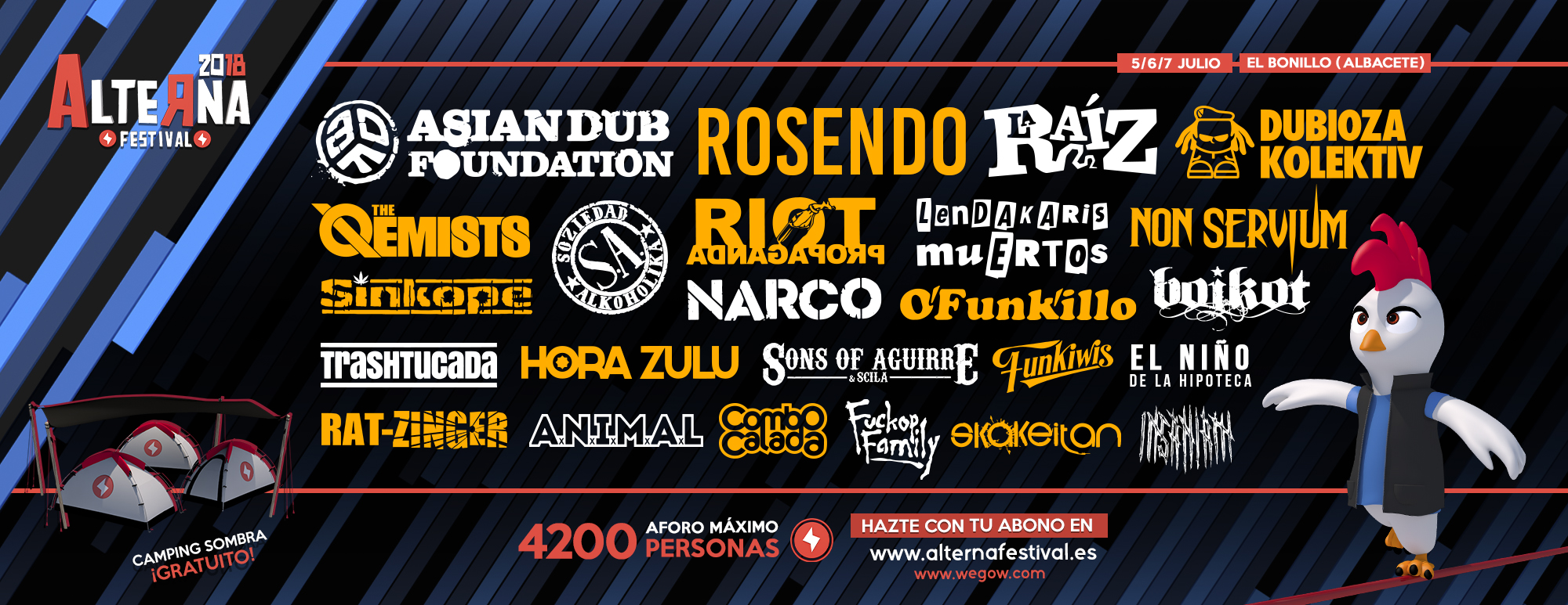 Fotografía promocional de Alterna Festival 2018