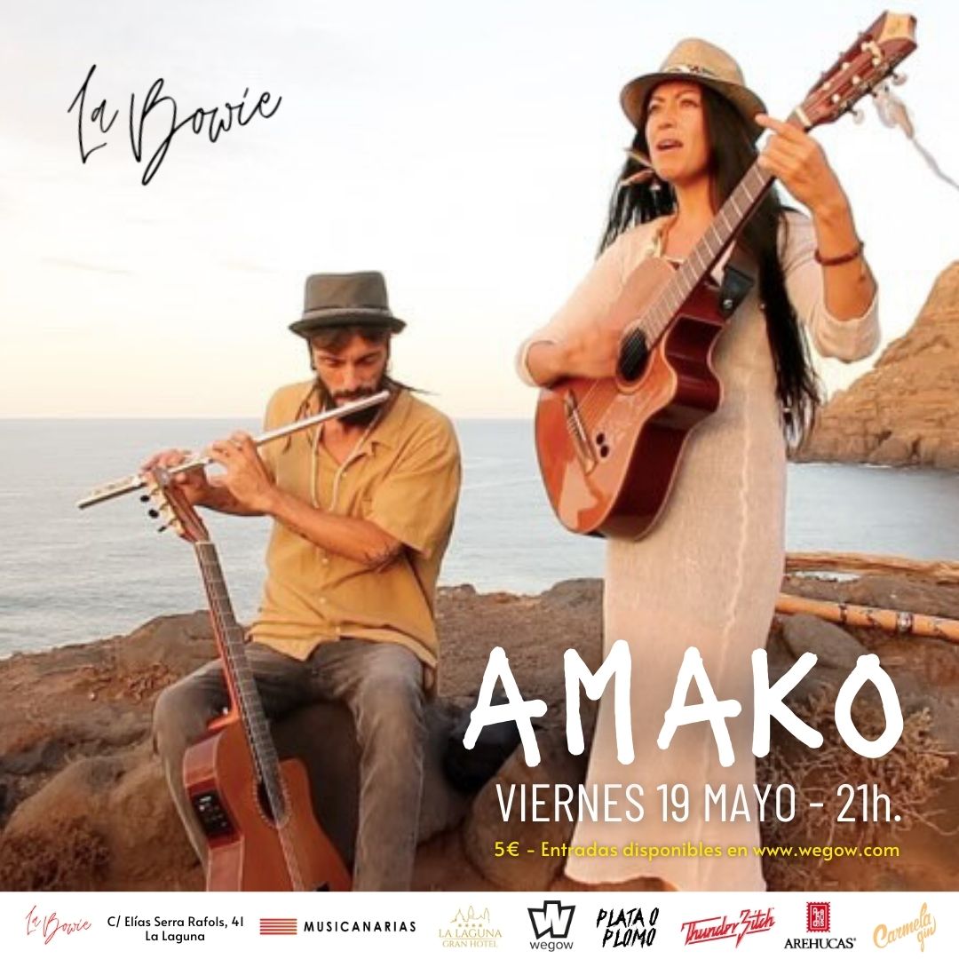 Fotografía promocional de Amako en La Bowie