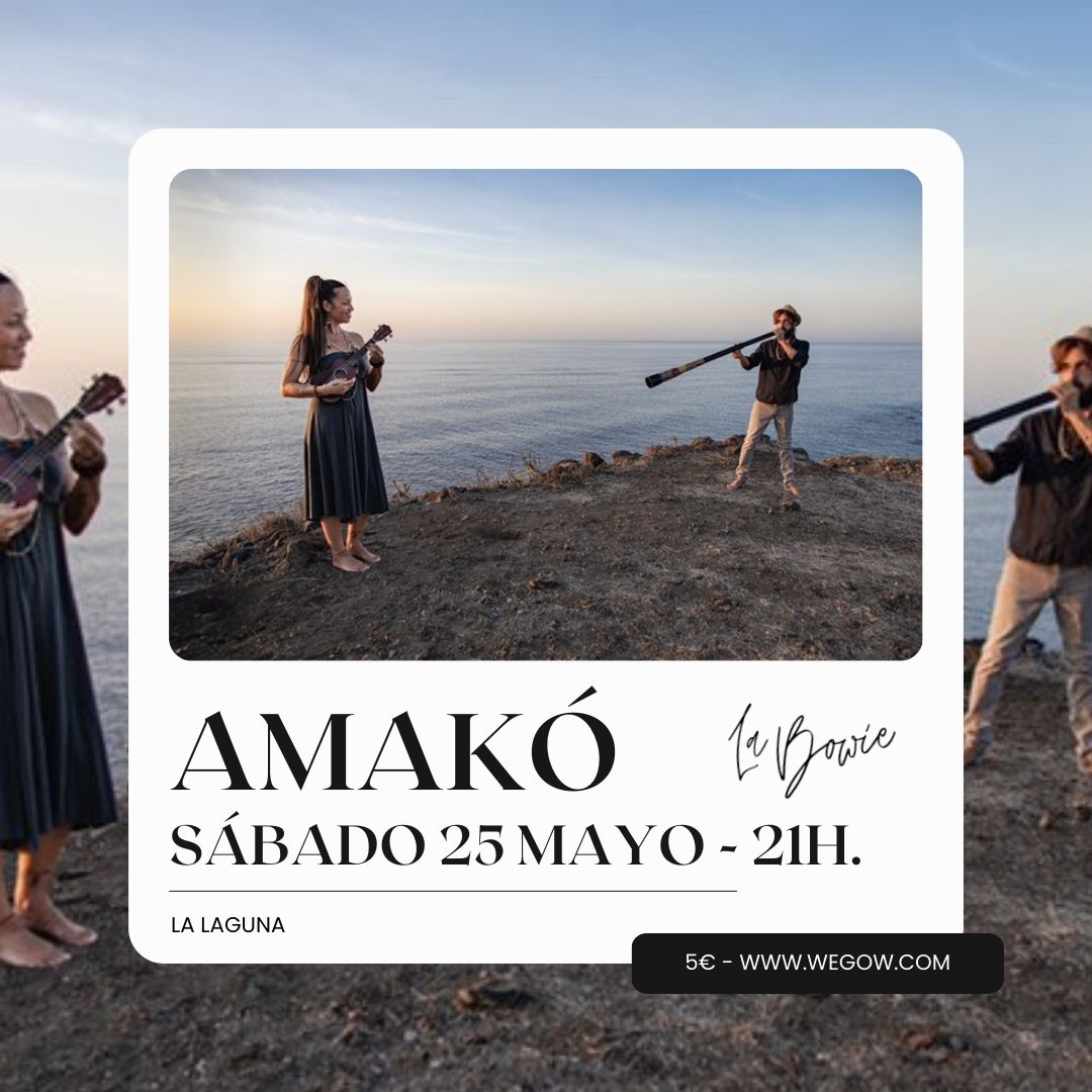 Fotografía promocional de Amakó en La Bowie