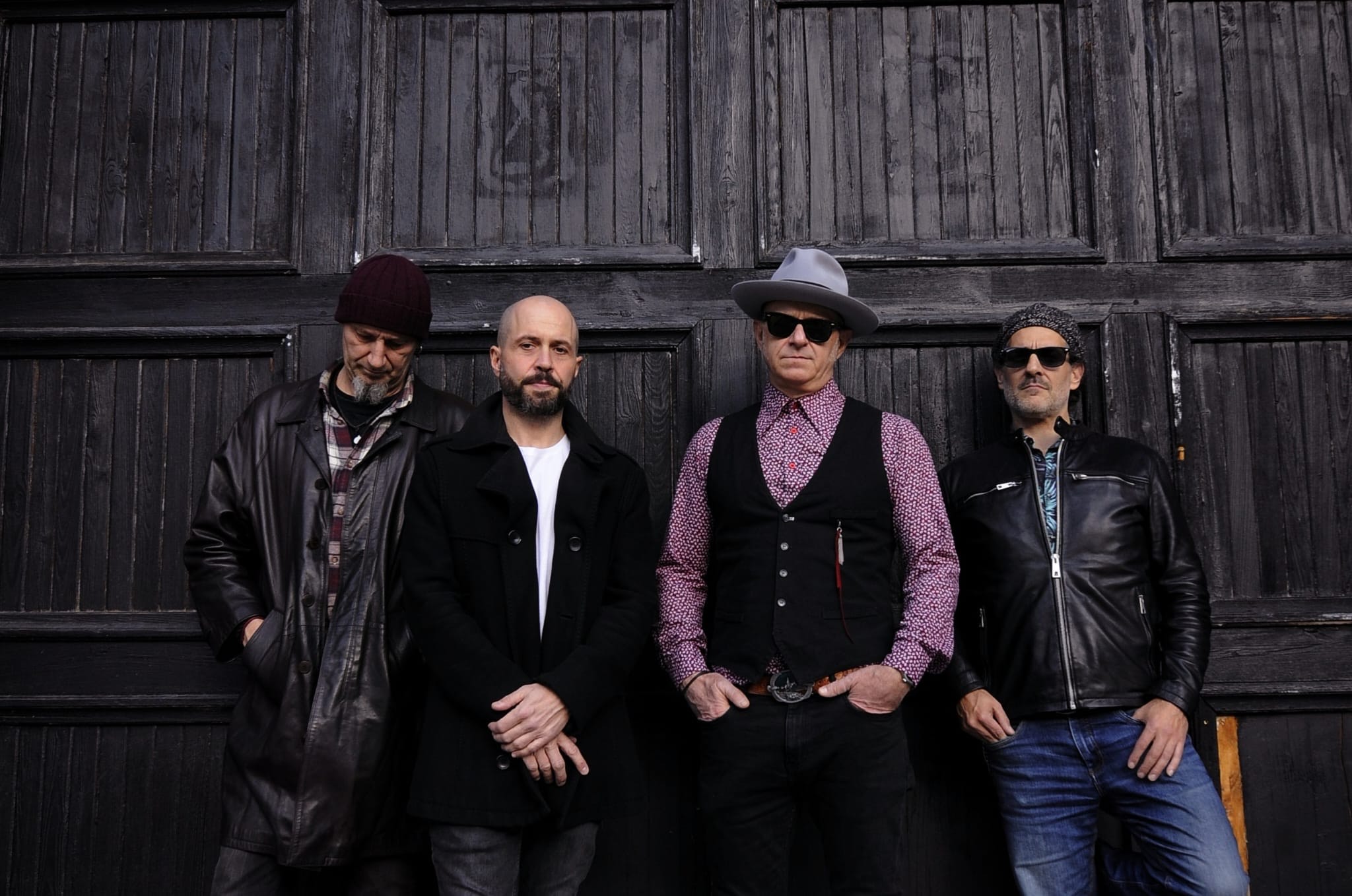 Fotografía promocional de Amann y The Wayward sons en Madrid