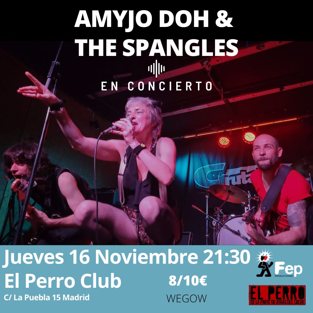 Fotografía promocional de AmyJo Doh & The Spangles en Madrid, El Perro