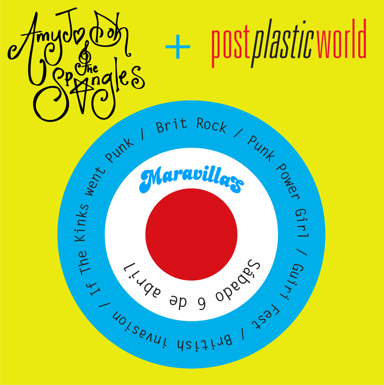 AmyJo Doh & The Spangles + Post Plastic World en Madrid