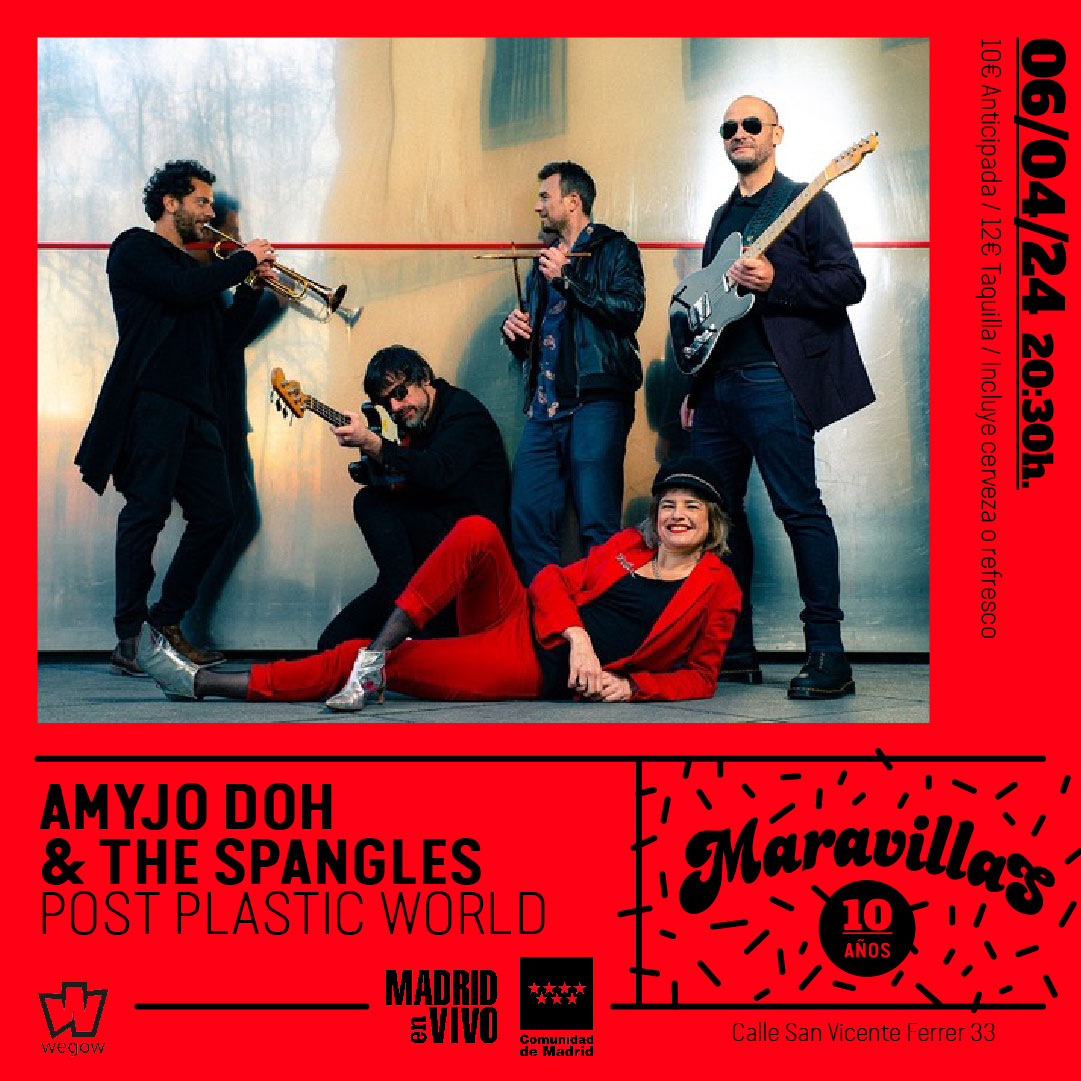 Fotografía promocional de AmyJo Doh & The Spangles + Post Plastic World