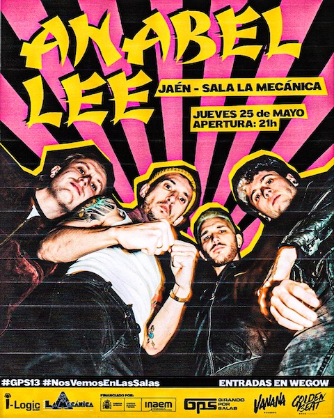 Fotografía promocional de Anabel Lee en Jaén - GPS