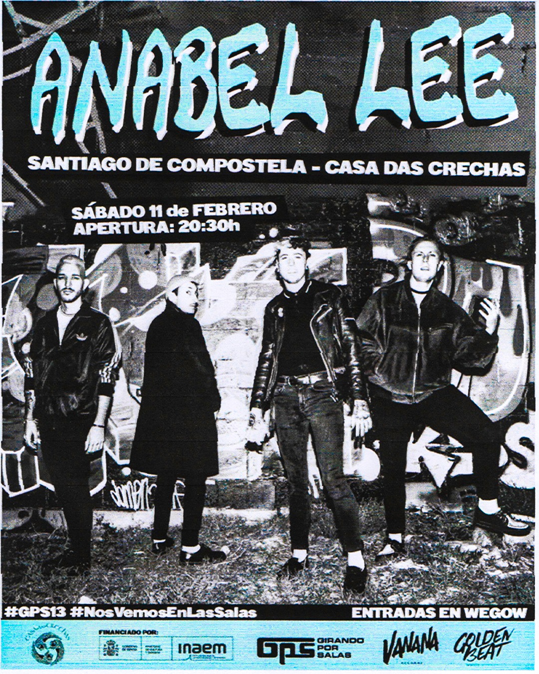 Fotografía promocional de ANABEL LEE en Santiago de Compostela - Sala Casa Das Crechas (GPS)