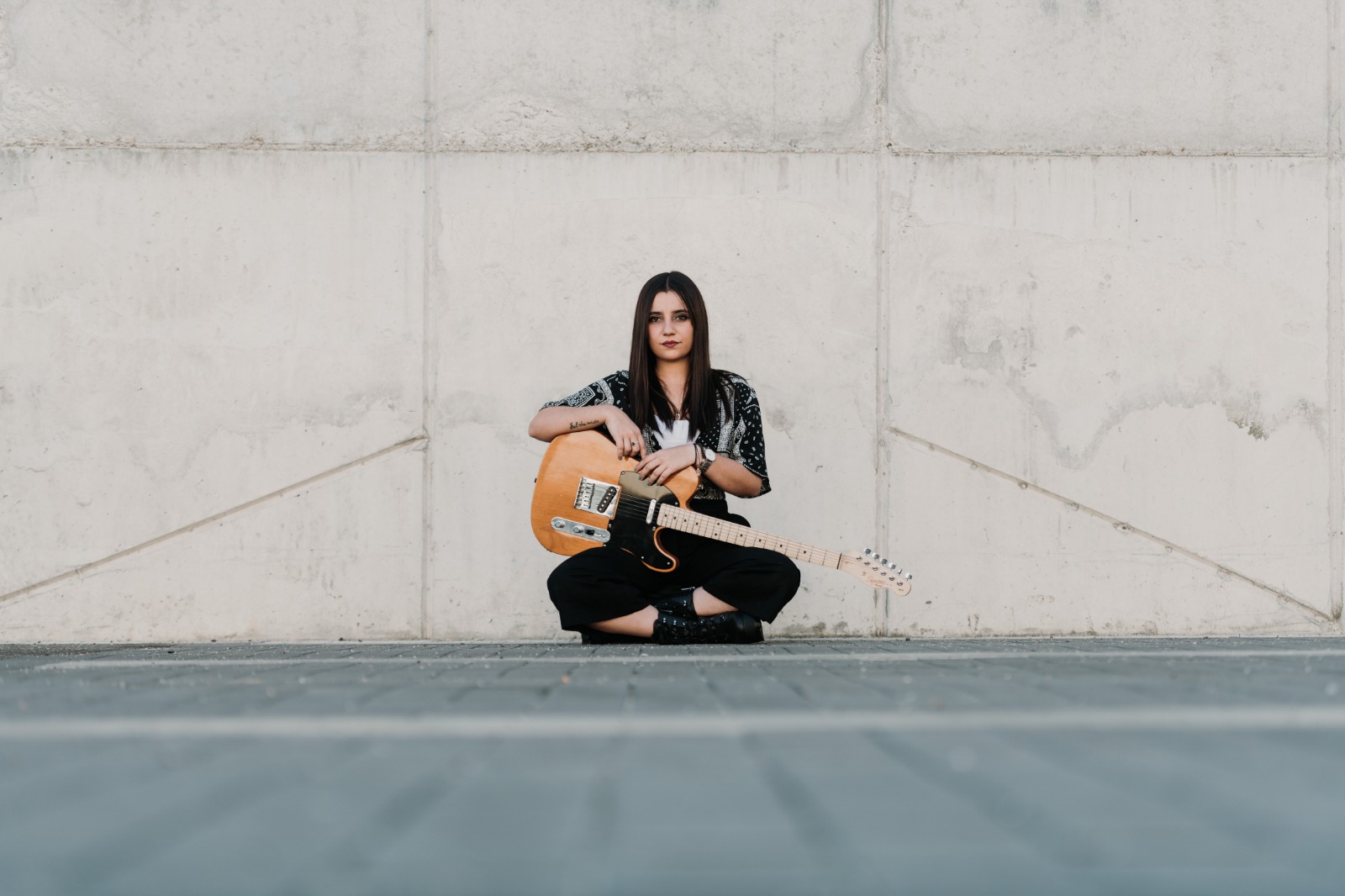 Fotografía promocional de Andrea Garcy en Valladolid