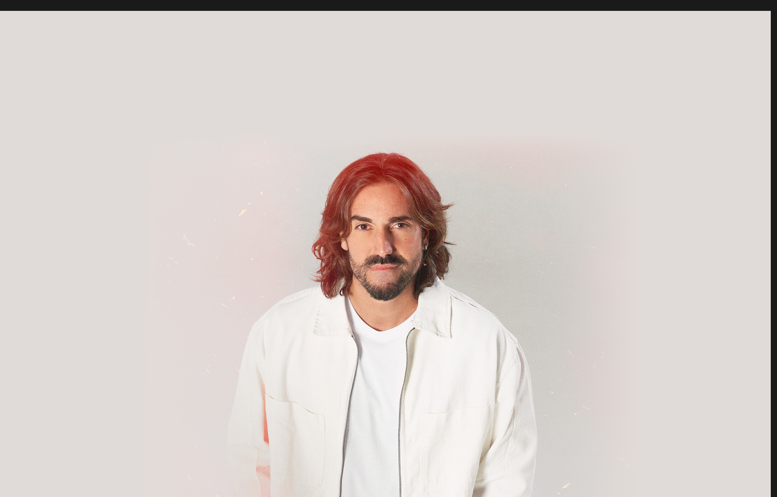 Fotografía promocional de Andrés Suárez en Santiago de Compostela (2ª fecha)
