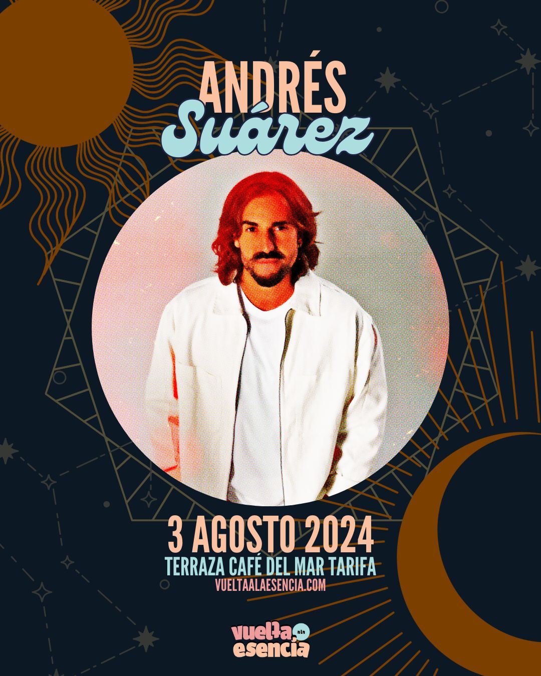 Fotografía promocional de Andrés Suárez en Tarifa | Vuelta a la Esencia