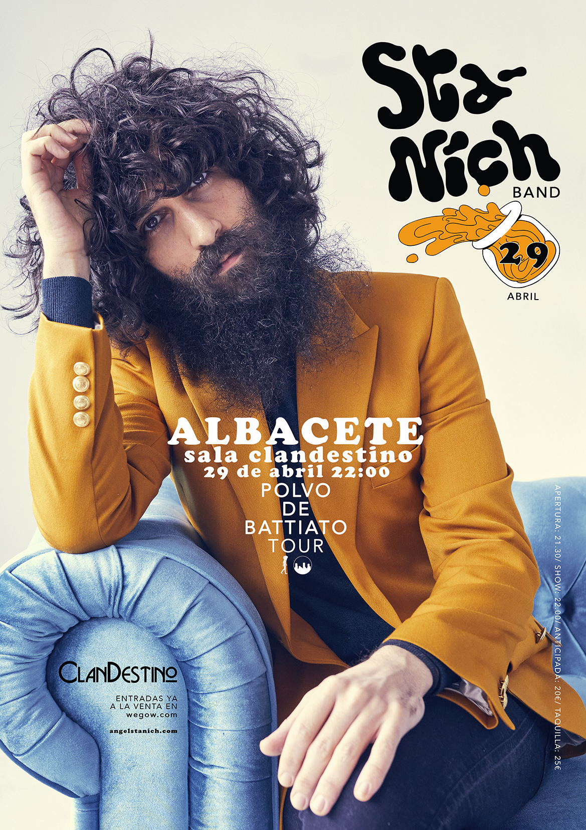 Fotografía promocional de ÁNGEL STANICH BAND ALBACETE