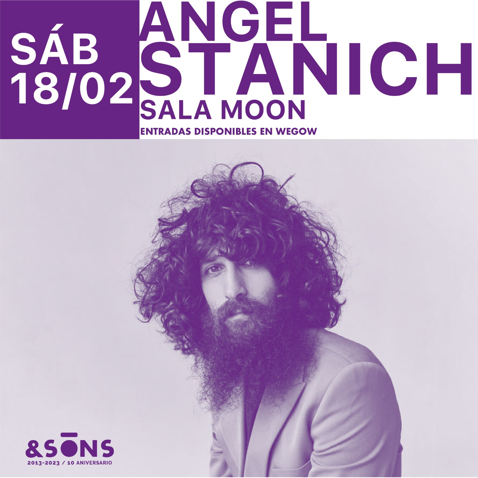 Fotografía promocional de Ángel Stanich en Valencia