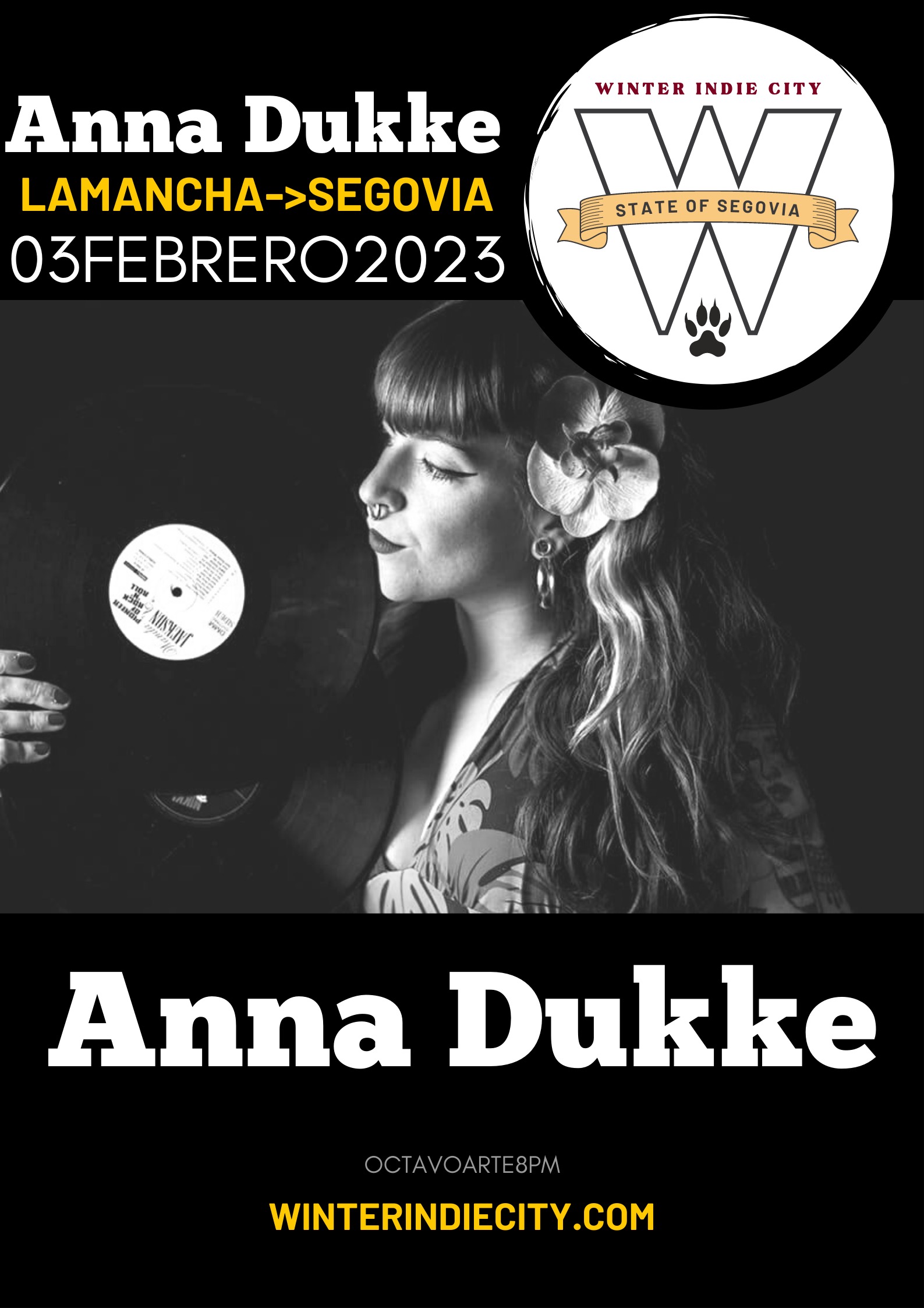 Fotografía promocional de Anna Dukke WIC SEGOVIA