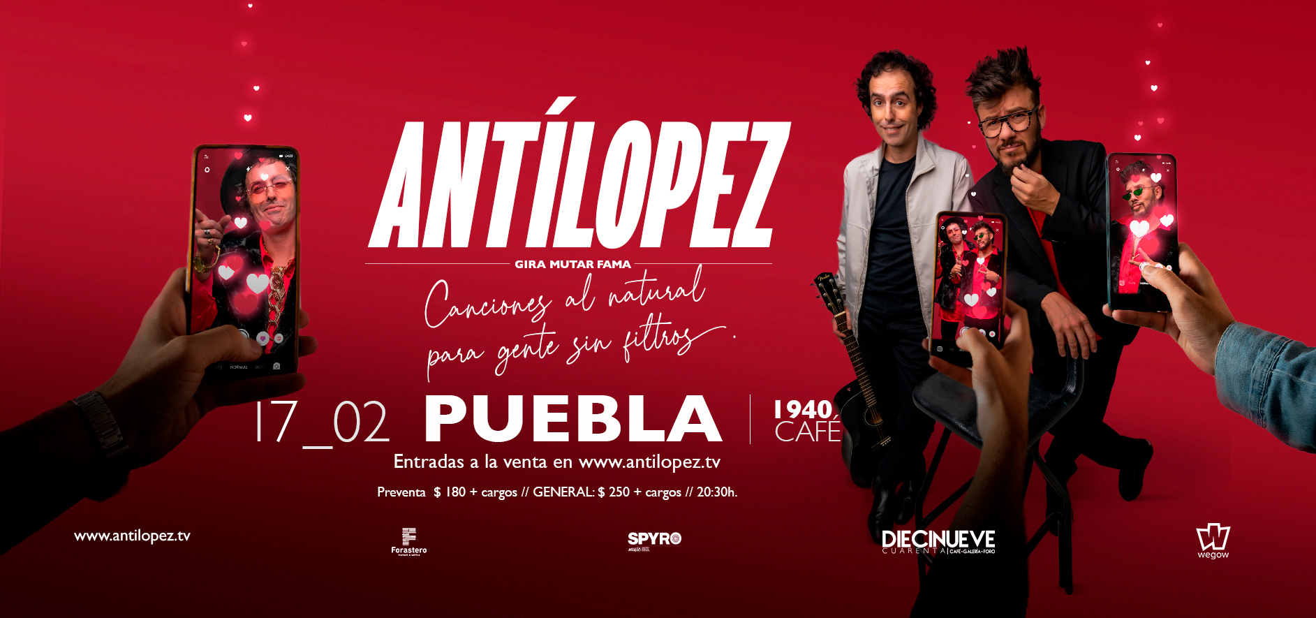 Fotografía promocional de ANTILOPEZ @ Puebla (19 40 Café)